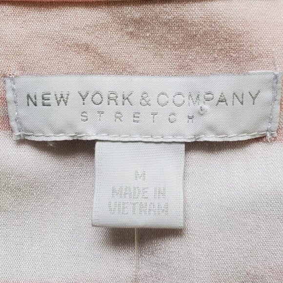 New York & Company Striped Stretchy Slight Cap Sleeve Pullover Dress NWT Size M - Picture 9 of 11